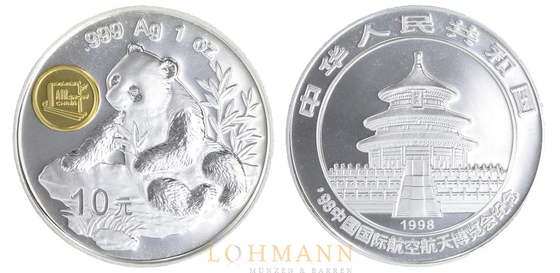 China Silber Panda - Flugshow 1998